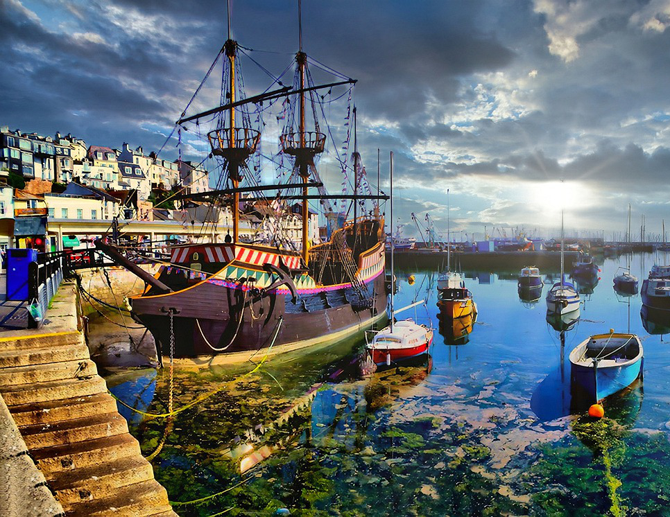 Things to do in Paignton.  Golden Hind Brixham